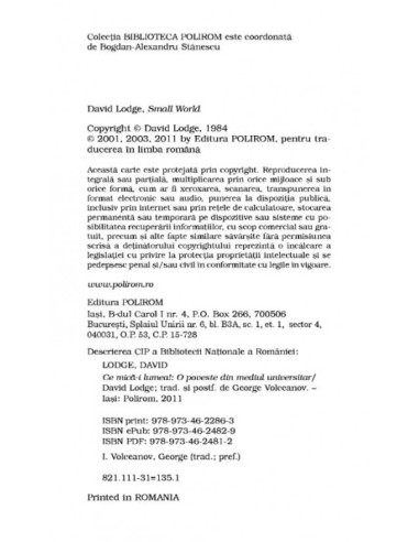 Ce mică-i lumea! Ce mică-i lumea!