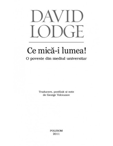 Ce mică-i lumea! Ce mică-i lumea!