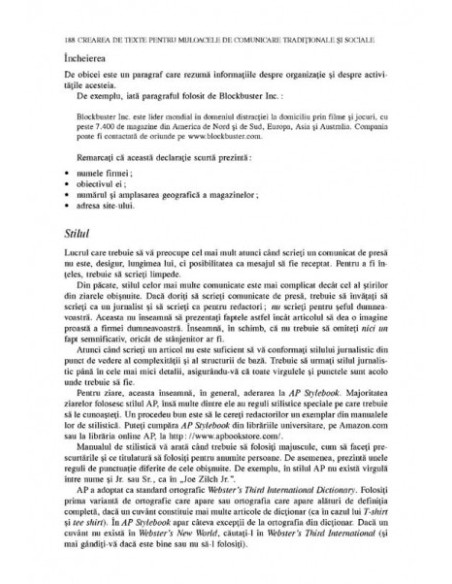 Redactarea materialelor de relaţii publice