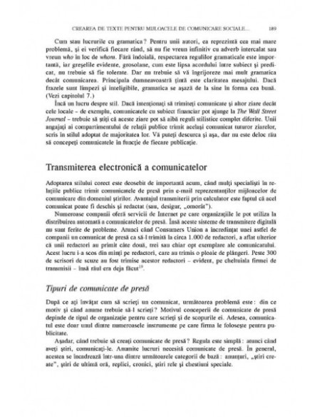 Redactarea materialelor de relaţii publice