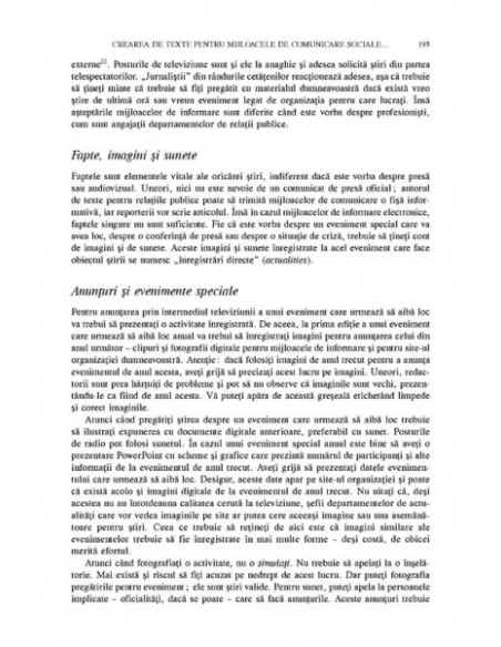 Redactarea materialelor de relaţii publice