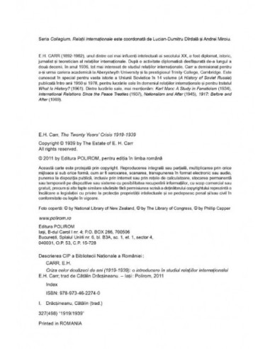 Criza celor douăzeci de ani (1919-1939)