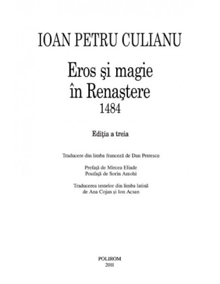 Eros şi magie în Renaştere. 1484