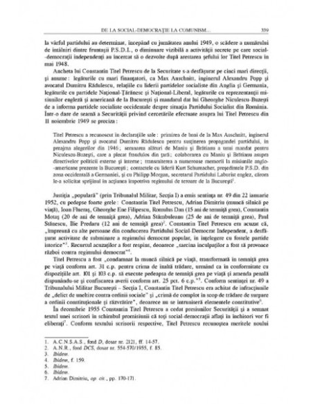 Represiune şi control social în România comunistă.