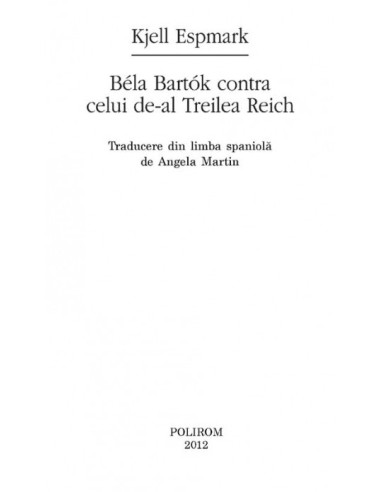 Béla Bartók contra celui de-al...