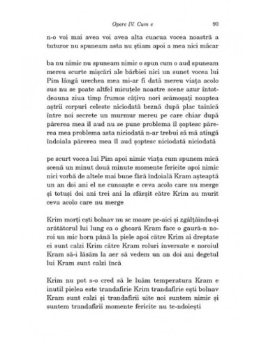 Opere IV. Cum e. Mercier și Camier