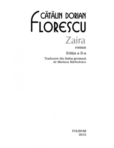 Zaira (ediția a II-a, de buzunar)