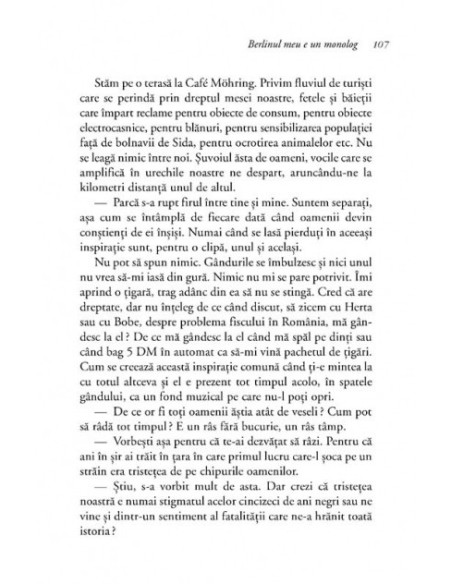 Berlinul meu e un monolog