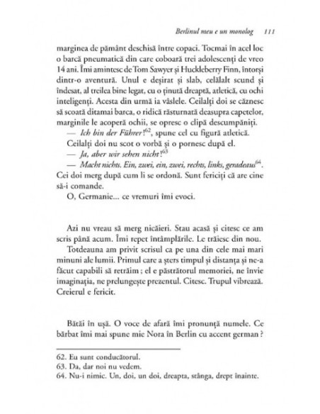 Berlinul meu e un monolog