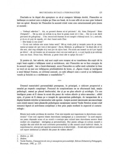 Maturizarea personalității