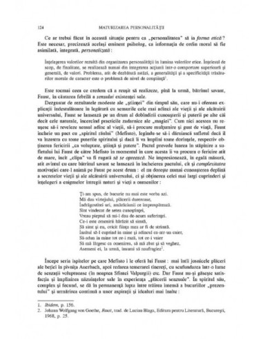 Maturizarea personalității