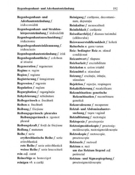 Dicționar medical de buzunar german-român/român-german (ediția a II-a)