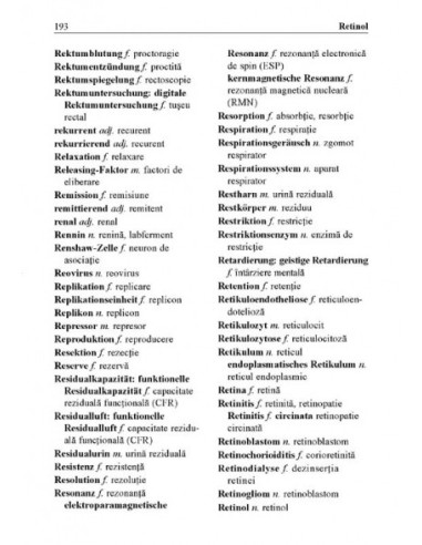 Dicționar medical de buzunar...