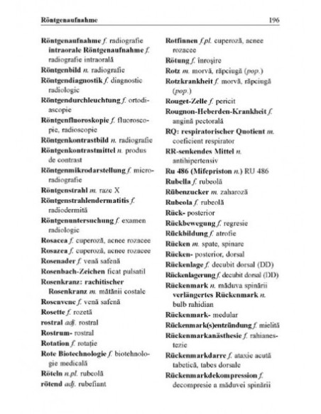 Dicționar medical de buzunar german-român/român-german (ediția a II-a)