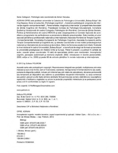 Inconștientul cognitiv: modele...