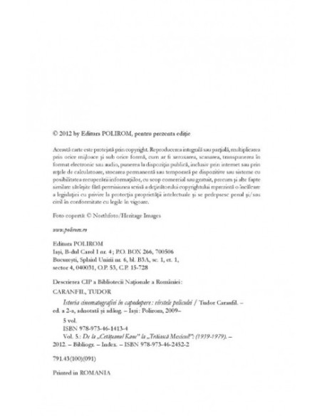 Istoria cinematografiei în capodopere