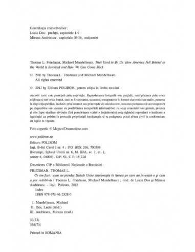 Ce am fost: cum au pierdut Statele...