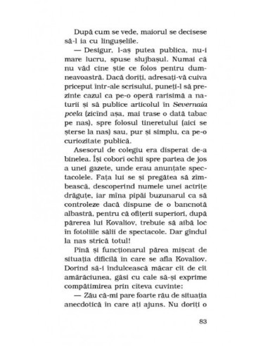 Mantaua. Nasul. Însemnările unui nebun