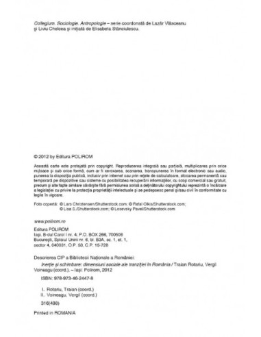 Inerție și schimbare. Dimensiuni... Inerție și schimbare. Dimensiuni...