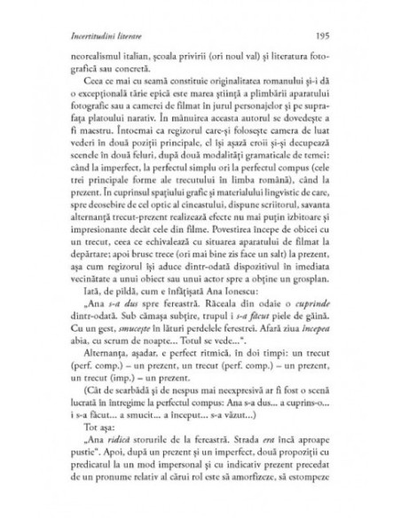 Incertitudini literare