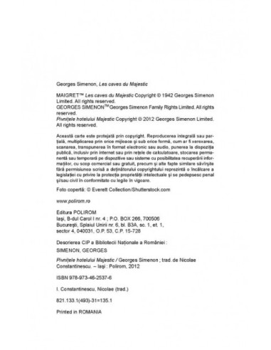 Pivnițele hotelului Majestic