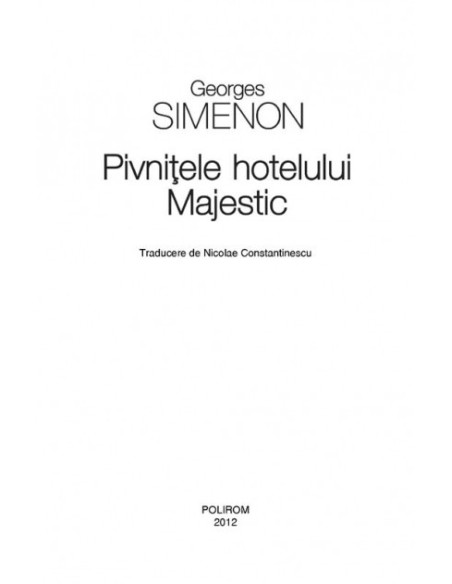 Pivnițele hotelului Majestic