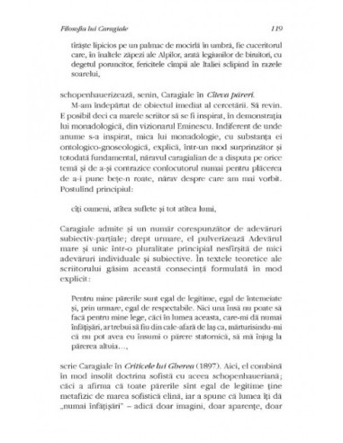 Filosofia lui Caragiale Filosofia lui Caragiale