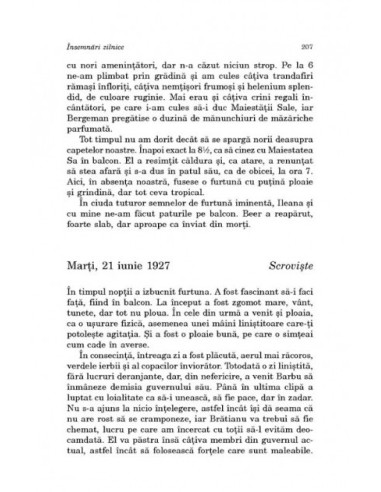 Însemnări zilnice. Volumul al IX-lea...