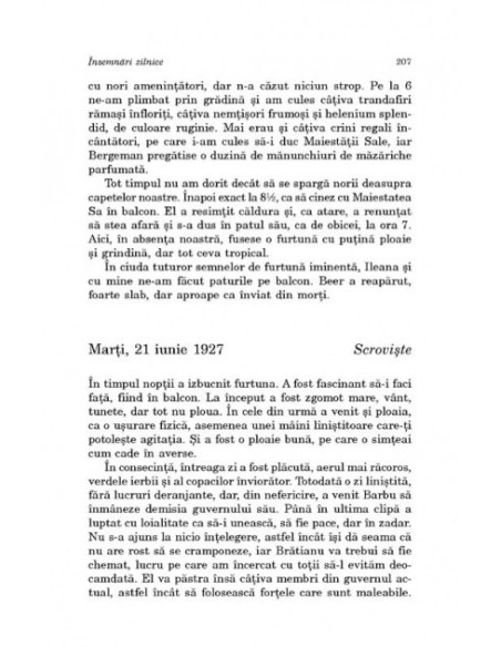 Însemnări zilnice. Volumul al IX-lea (1 ianuarie-31 decembrie 1927)