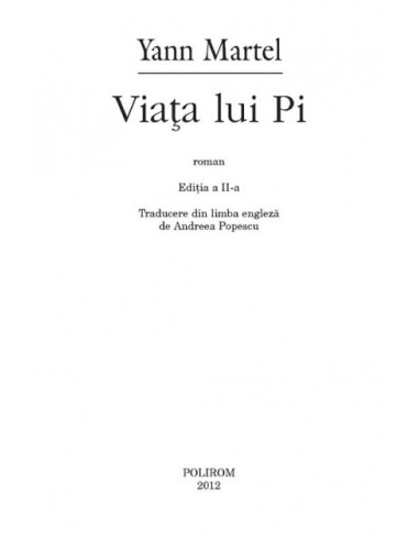 Viaţa lui Pi