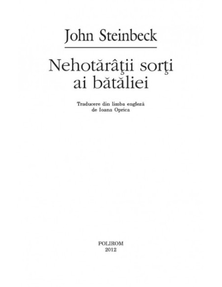 Nehotărâţii sorţi ai bătăliei