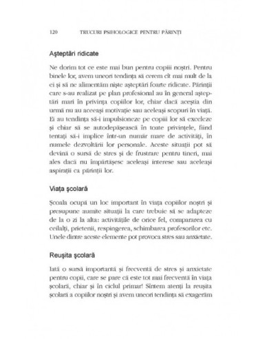 Trucuri psihologice pentru părinţi