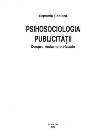 Psihosociologia publicității: despre reclamele vizuale