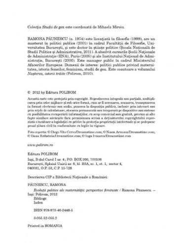 Evoluții politice ale maternității:... Evoluții politice ale maternității:...