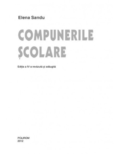 Compunerile şcolare