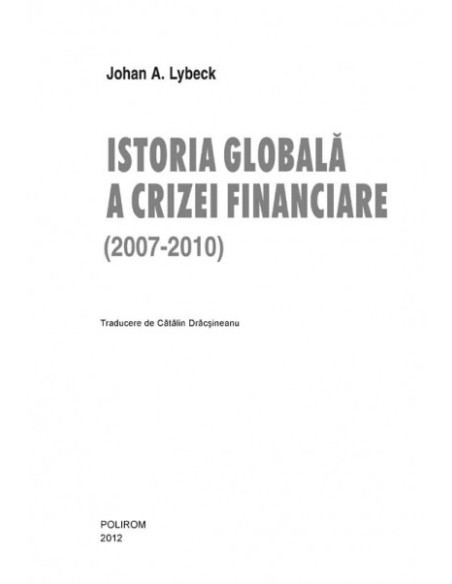 Istoria globală a crizei financiare (2007-2010)