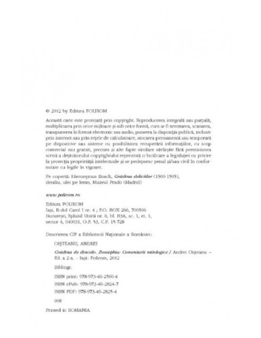 Grădina de dincolo. Zoosophia