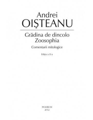 Grădina de dincolo. Zoosophia