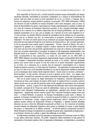 Realismul și balanța de putere