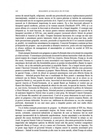Realismul și balanța de putere