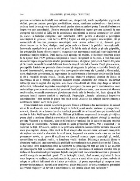 Realismul și balanța de putere