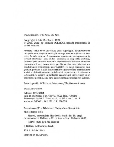 Marea, marea (ediție de buzunar) Marea, marea (ediție de buzunar)