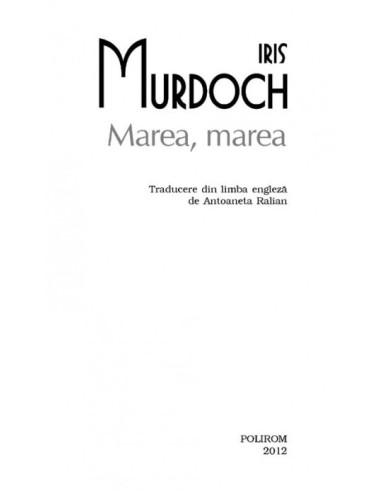 Marea, marea (ediție de buzunar) Marea, marea (ediție de buzunar)
