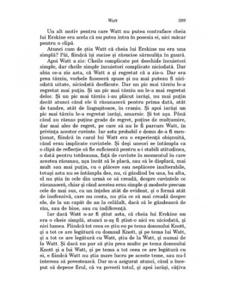 Opere II. Murphy. Watt. Vis cu femei frumoase și nu prea