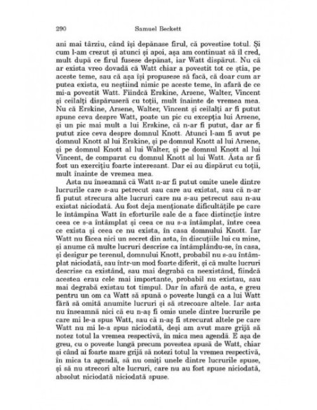 Opere II. Murphy. Watt. Vis cu femei frumoase și nu prea