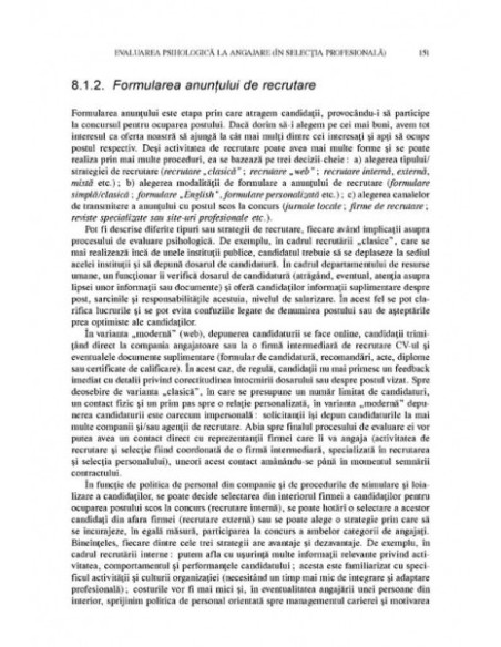 Pregătirea și realizarea evaluării psihologice individuale: norme, metodologie și proceduri