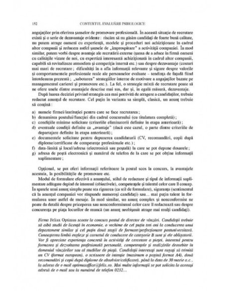 Pregătirea și realizarea evaluării psihologice individuale: norme, metodologie și proceduri