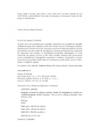 Imaginea evreului în cultura română