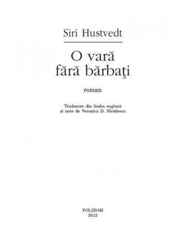 O vară fără bărbaţi