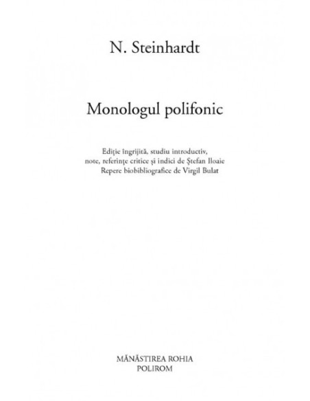 Monologul polifonic